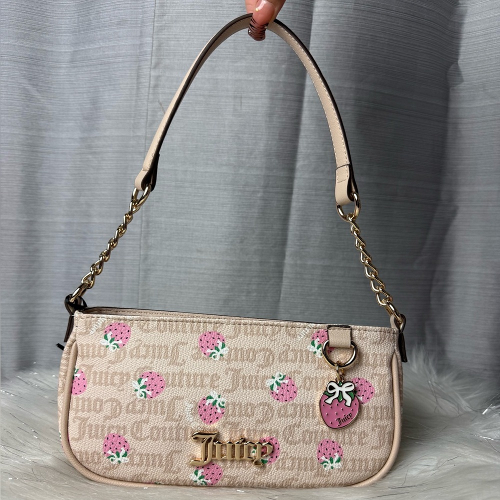 JUICY COUTURE sandstone berry sweet shoulder bag